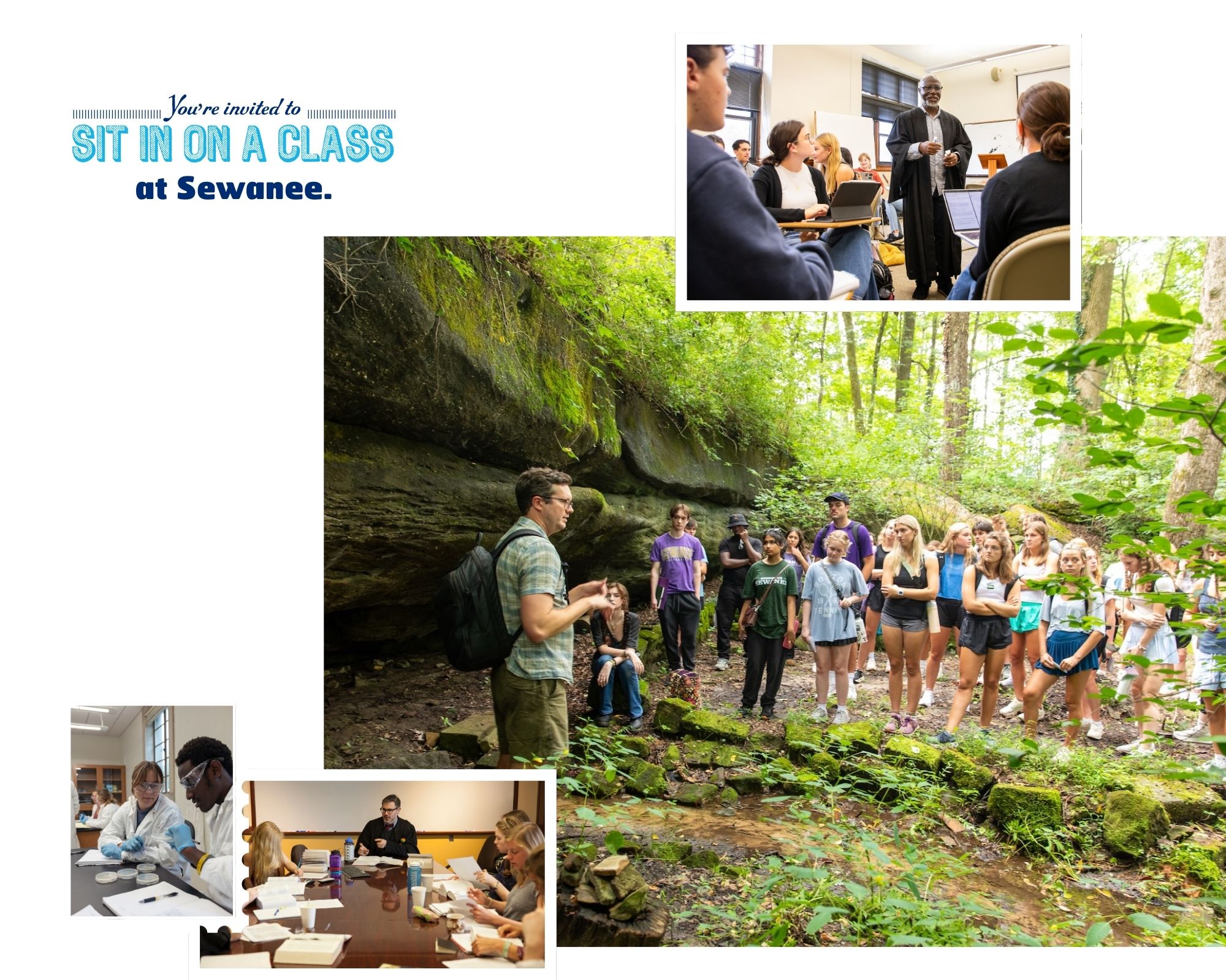 Sit in on a class at Sewanee